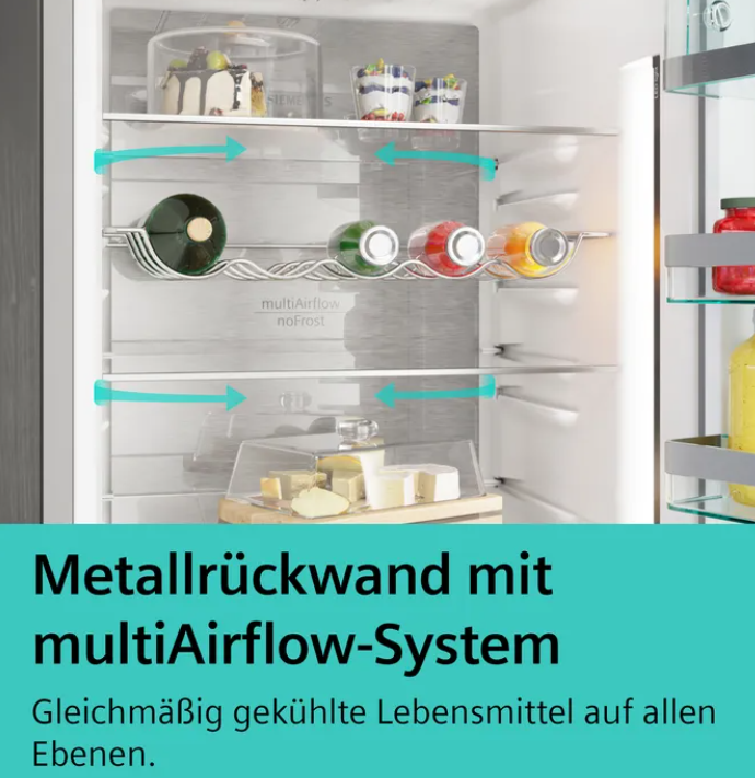 Siemens KF96DAXEA Wielodrzwiowa Lodówko-Zamrażarka