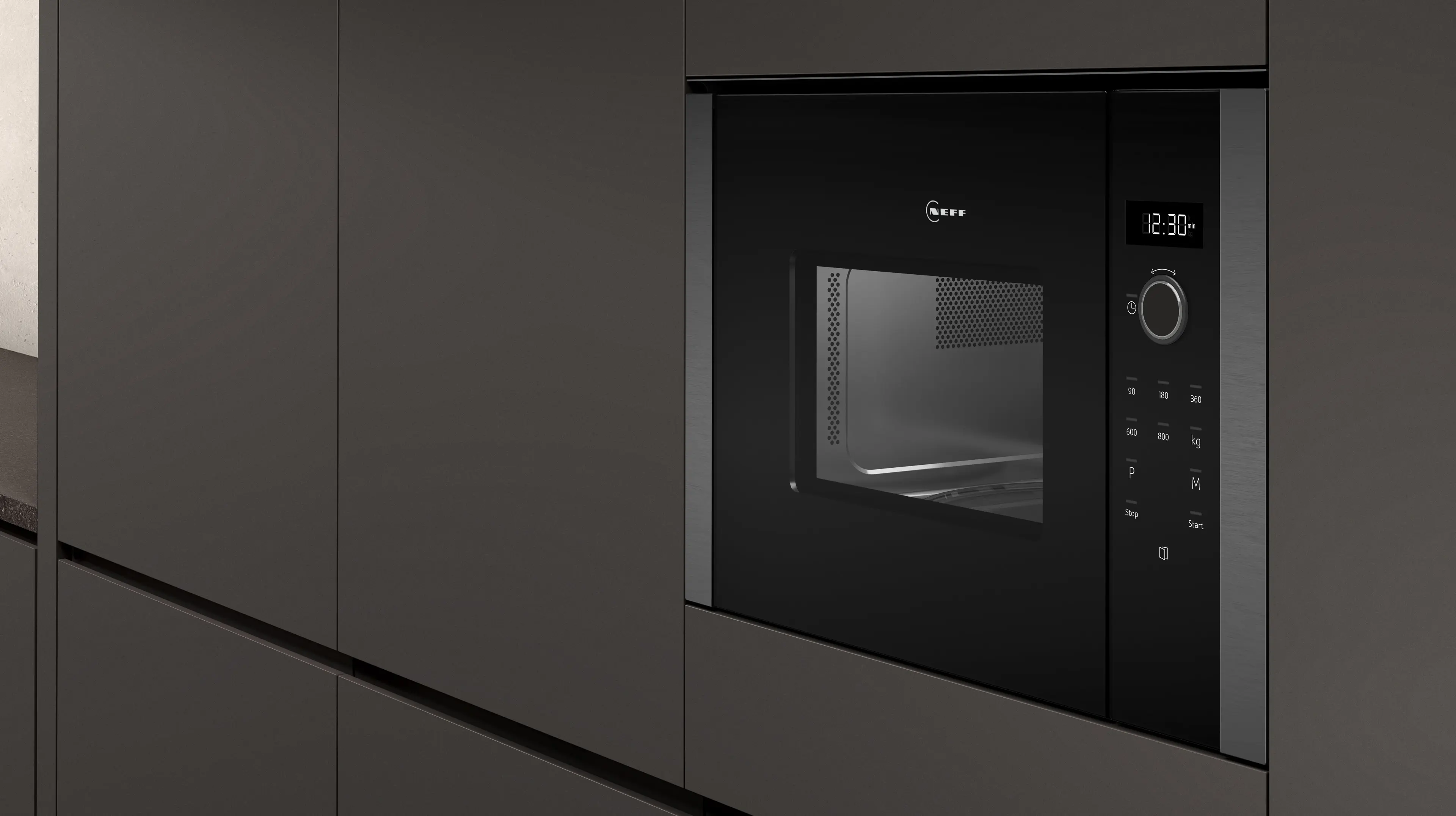 Neff HLAWD23G0 Einbau-Mikrowelle Graphite