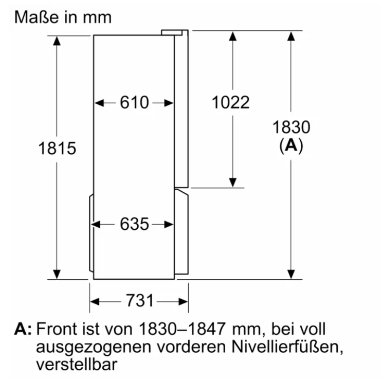 Siemens KF96DAXEA Wielodrzwiowa Lodówko-Zamrażarka