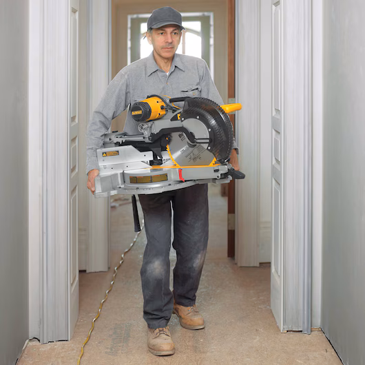 DeWalt DWS780-QS 1.675 Watt Paneelsäge 305mm mit XPS-Schnittlinienanzeige DWS780-QS