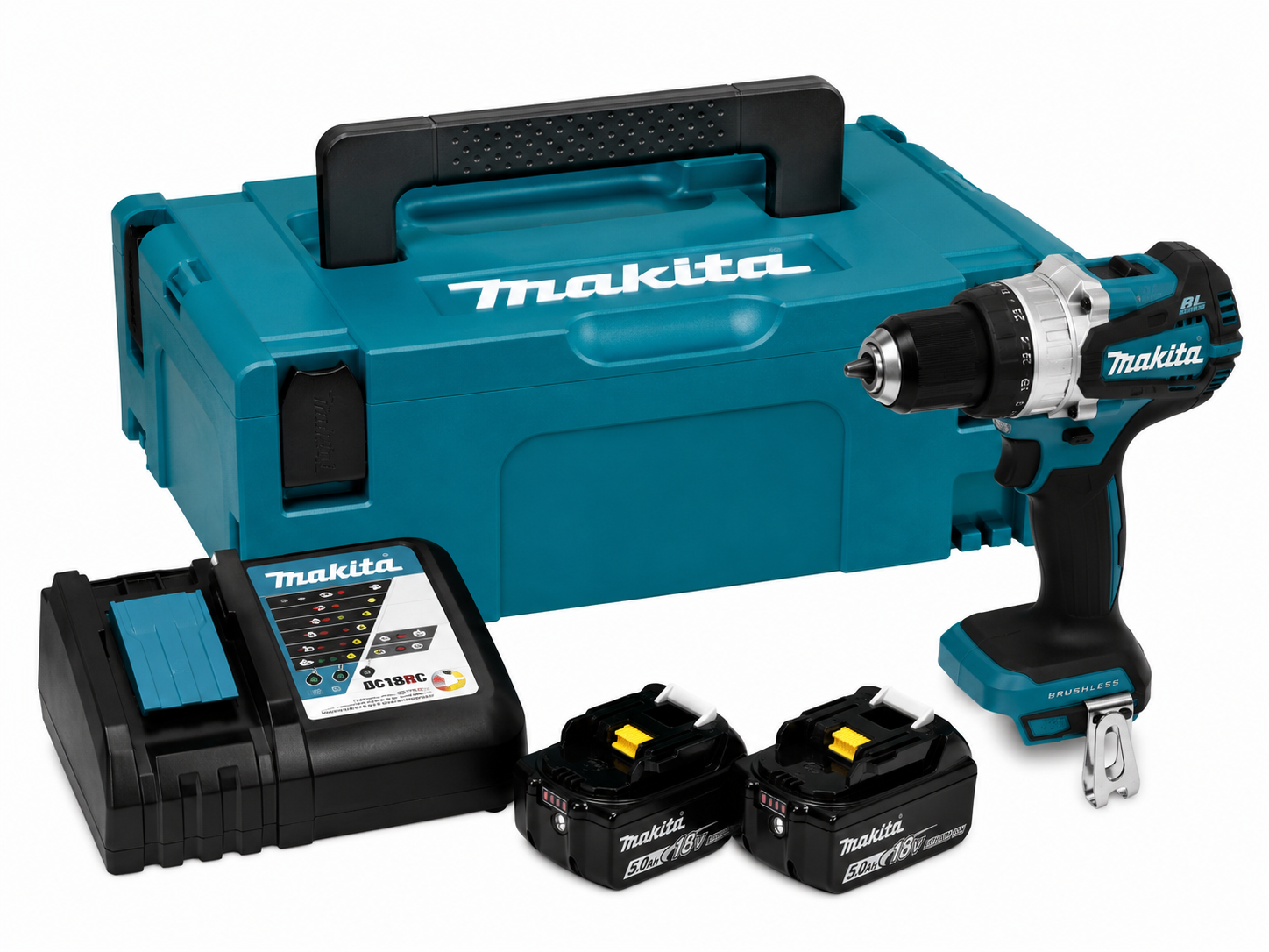 Makita DDF458RTJ Akku-Schrauber 18V