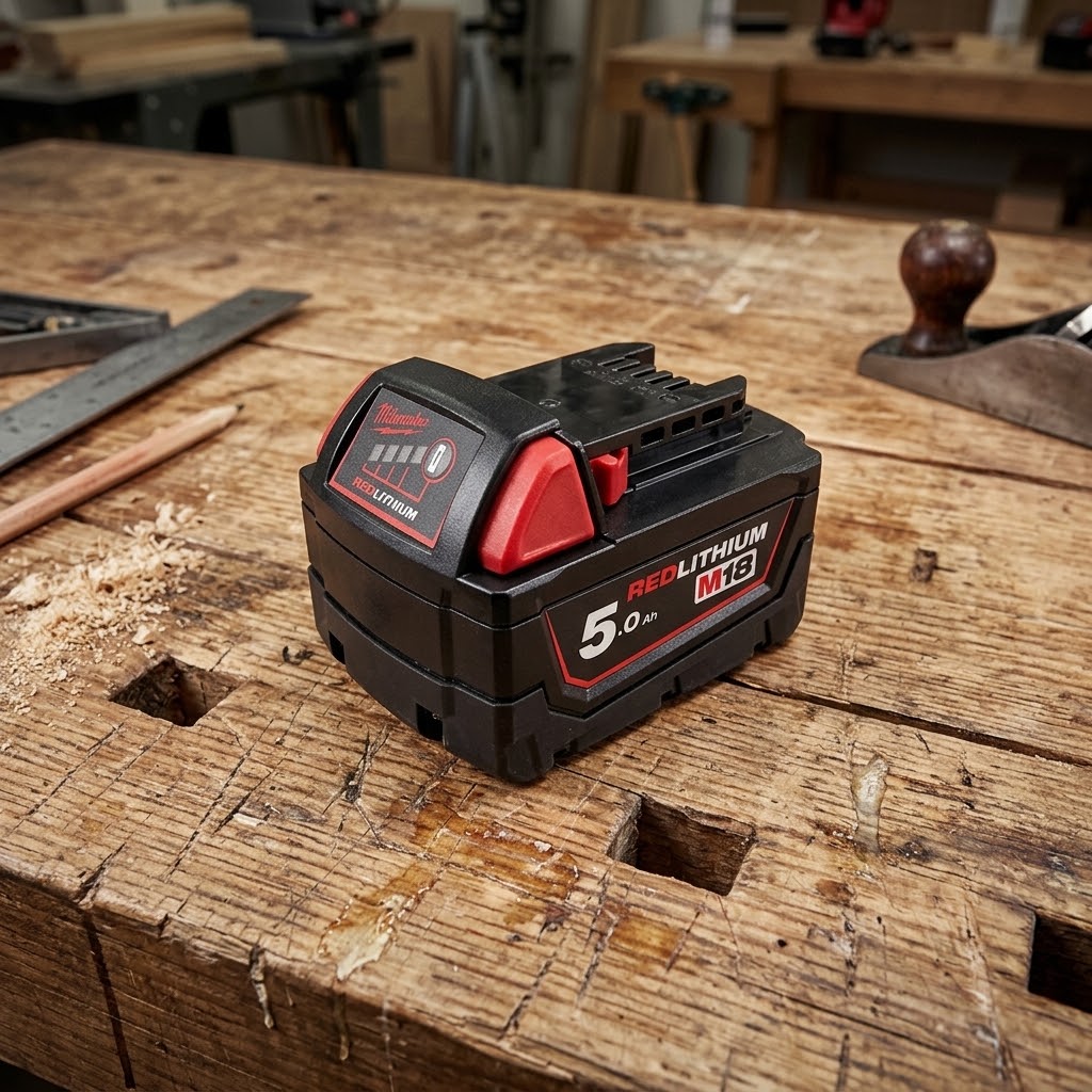 Milwaukee M18 B5 5,0 Ah Akku – 18 V REDLITHIUM™ Akku 4932430483 (M18B5)