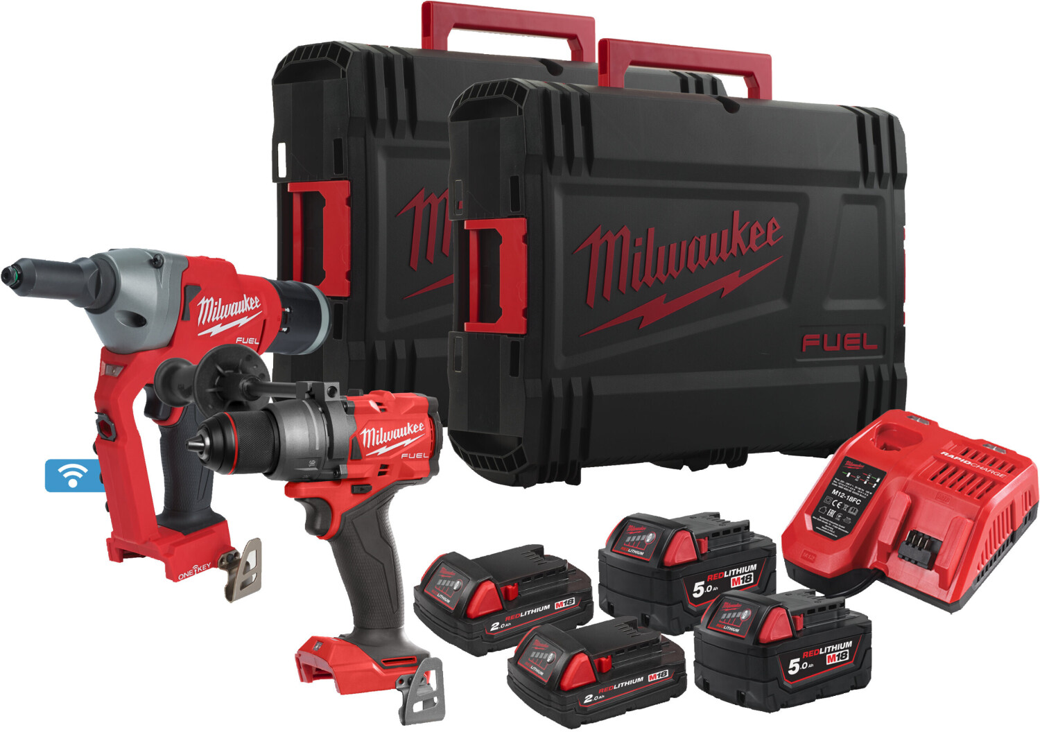 Milwaukee M18 FPP2G3-524X Zestaw Maszyn Akumulatorowych