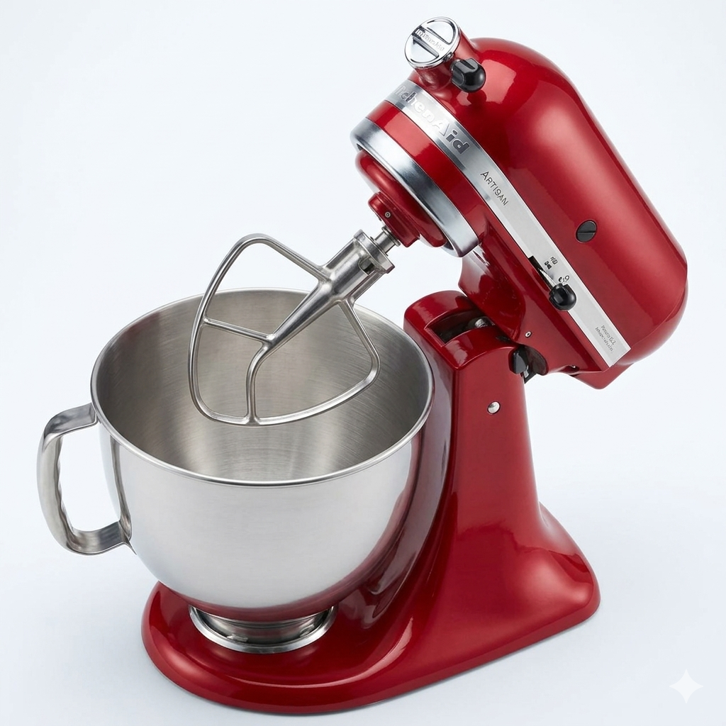 KitchenAid Artisan Premium 5KSM185PSECA Robot Kuchenny Czerwony Karmelek