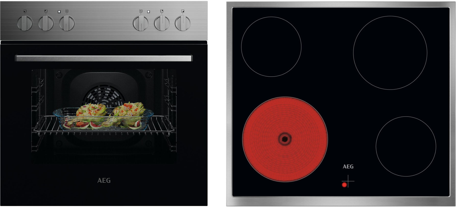 Aeg  Kombi 1026 (OU5AE10CM+TA64RA00XB) Herdset
