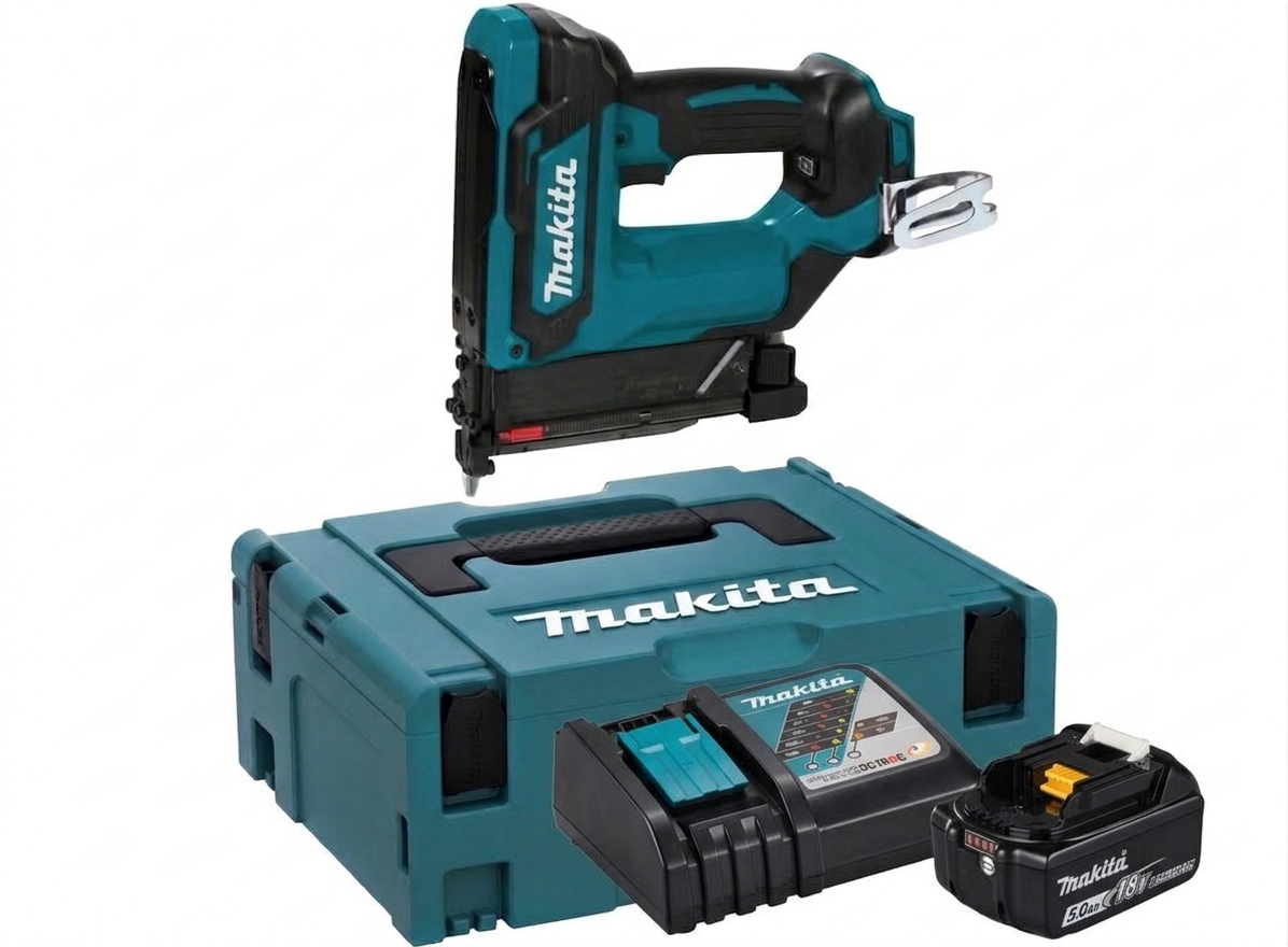 Makita DPT353RT1J Akku-Stiftnagler 18V (inkl. 1x 5.0 Ah Akku, Ladegerät & MAKPAC)