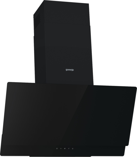 Gorenje WHI849EB Kamin Dunstabzugshaube, Abluft oder Umluftbetrieb, 80 cm schwarz