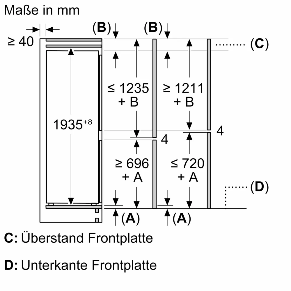 20753916_Side_View_KBN96_KIN96_-_Flat_Hinge_Damped_de-DE