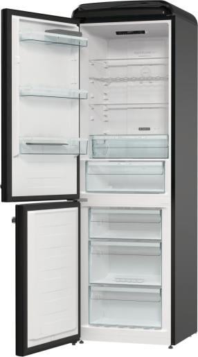 Gorenje ONRK619DBK-L Kühl-Gefrier-Kombination (Linksanschlag)