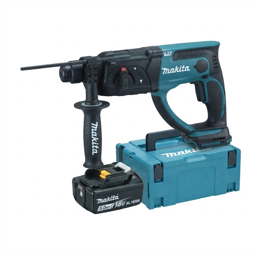 Makita DHR202T1J  Akku Kombihammer 18 V 2,0 J SDS Plus + 1x Akku 5,0 Ah + Makpac - ohne Ladegerät