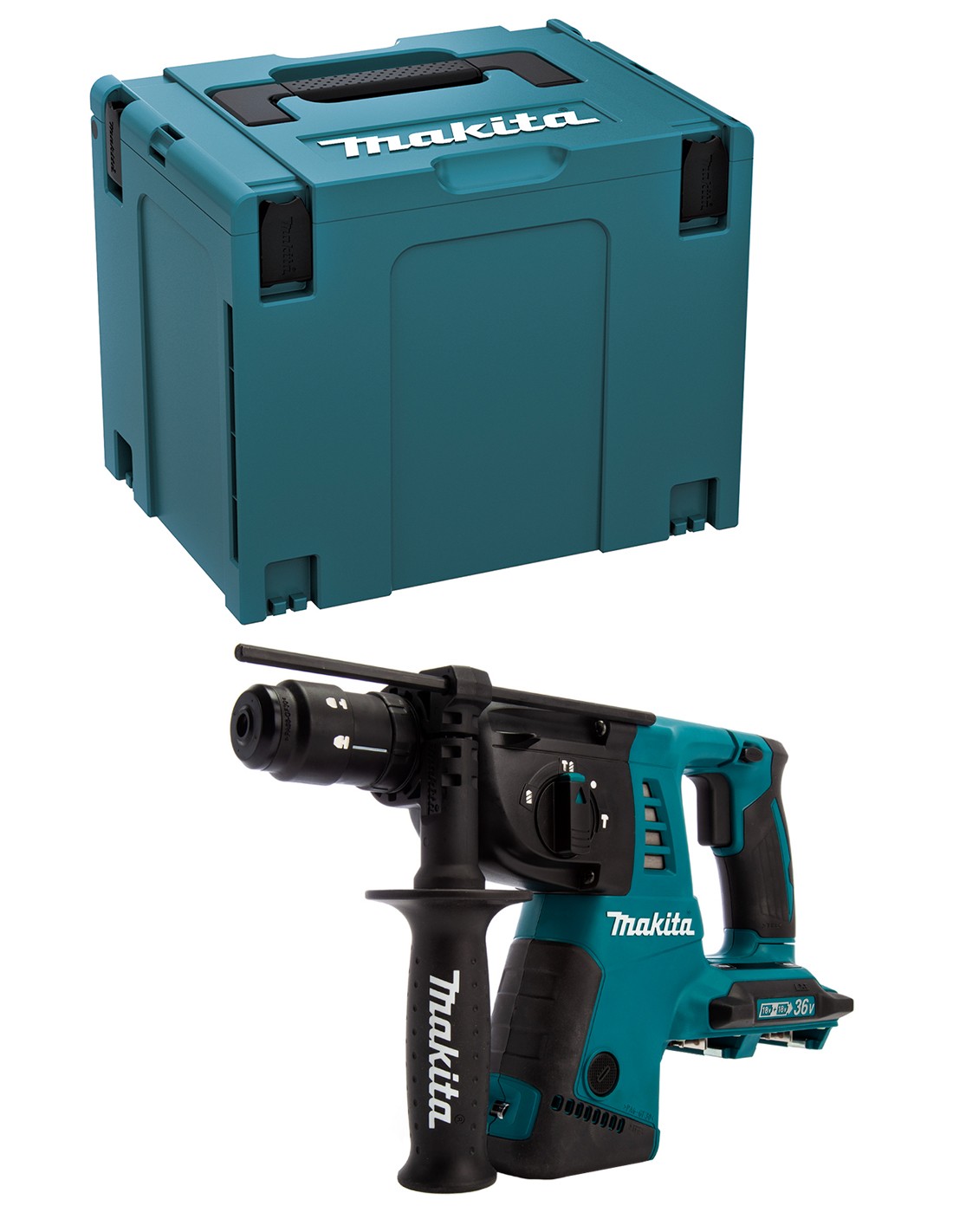 Makita DHR264ZJ Młot udarowo-obrotowy 36V (tylko narzędzie + MAKPAC 4)