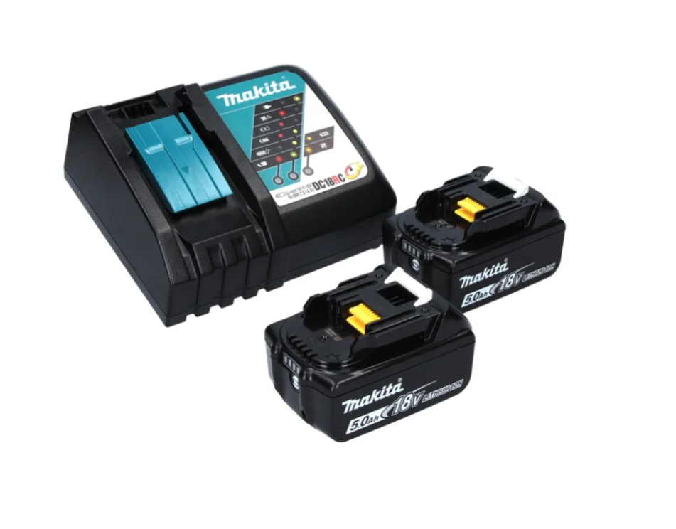 DBS180RT Makita  Akku Bandfeile 18 V 9 x 533 mm Brushless + 2x Akku 5,0 Ah + Ladegerät