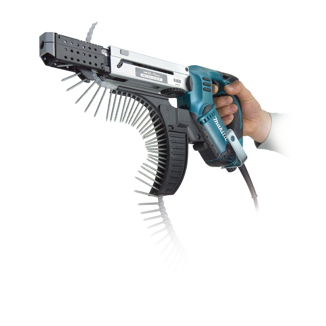 Makita 6844 Wkrętarka z magazynkiem 45-75 MM