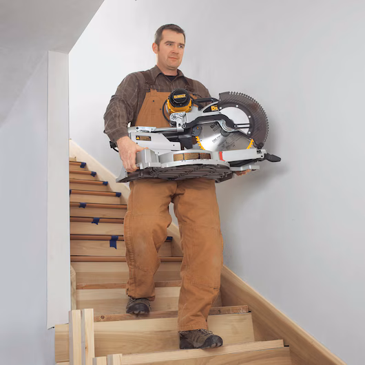 DeWalt DWS780-QS 1.675 Watt Paneelsäge 305mm mit XPS-Schnittlinienanzeige DWS780-QS