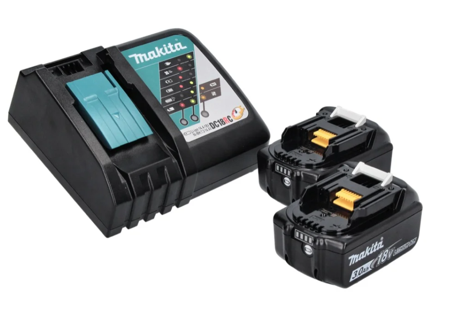 Makita DHR202RF Akku Kombihammer 18 V 2,0 J SDS Plus + 2x Akku 3,0 Ah + Ladegerät