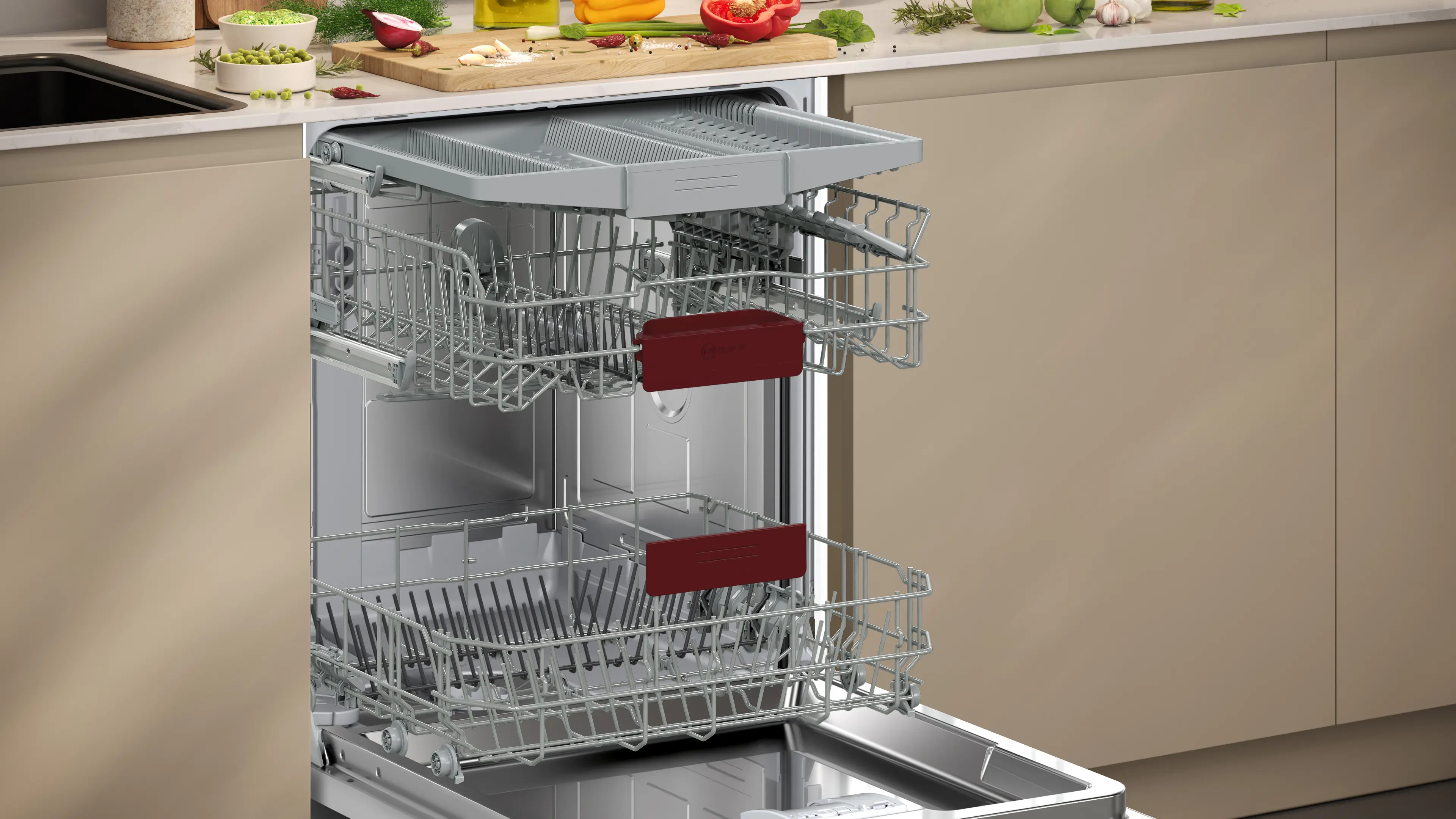 Neff N 50 zmywarka do zabudowy 60 cm szczotkowana stal S145EVS04E