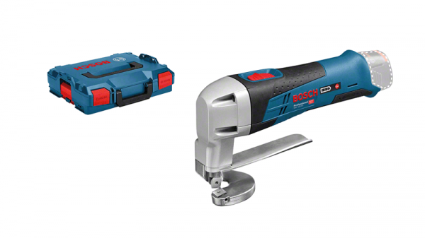 Bosch Professional Akumulatorowa Nożyce GSC 12V-13, z 2 x 2,0 Ah Akumulatorem Li-Ion, L-BOXX